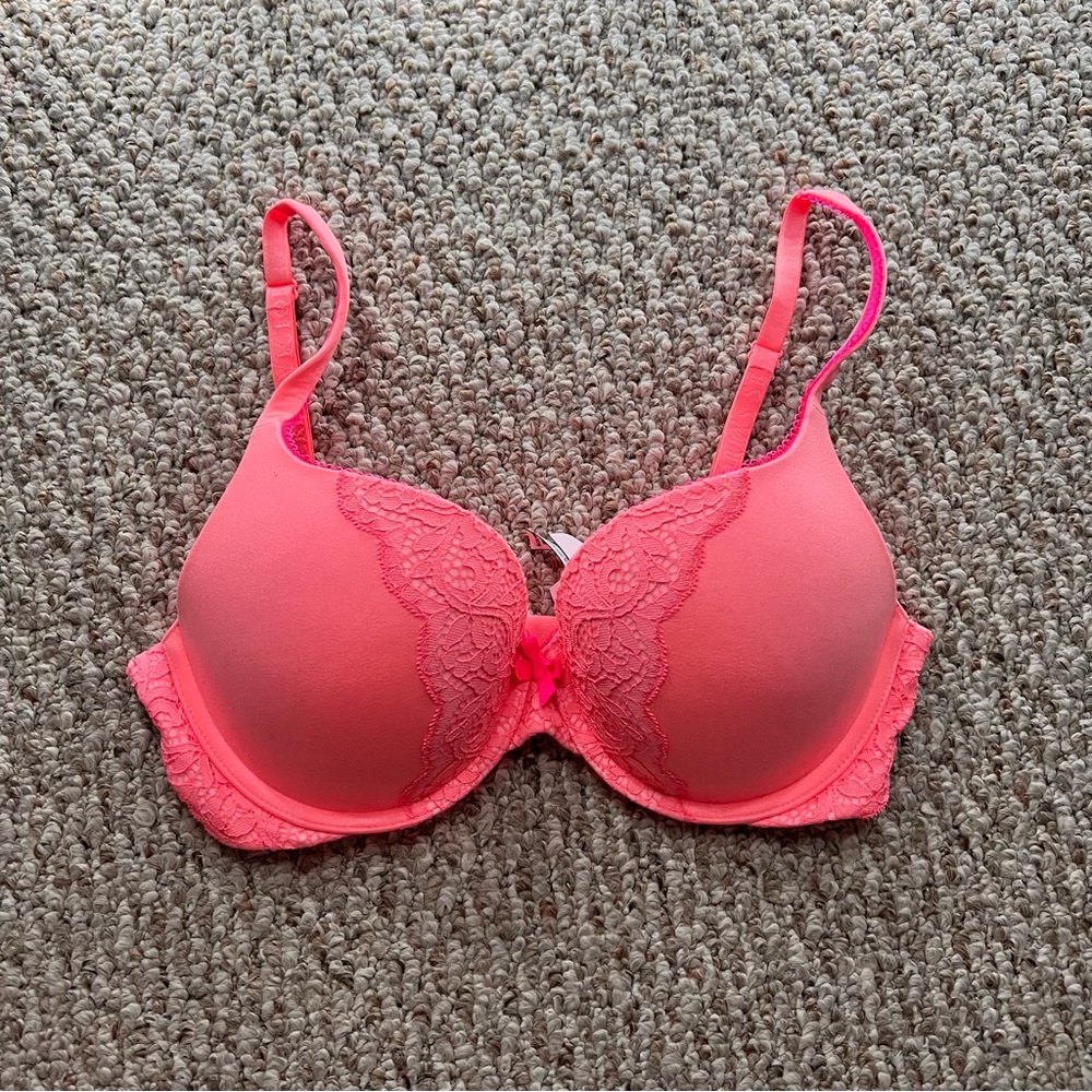 Pink Victoria’s Secret Push Up Bra